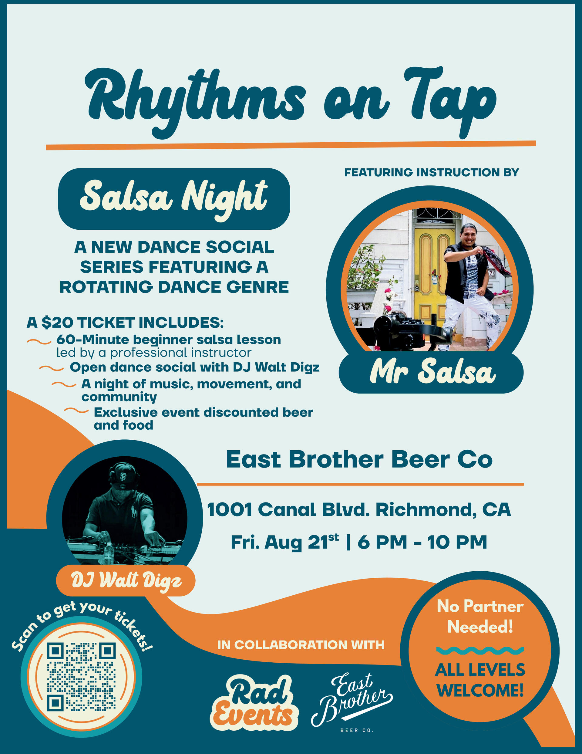 Salsa-Event-East Brother Beer Co-Dance-Bay Area-MrSalsa Salsa Event East Brother Beer Co Dance Bay Area MrSalsa
